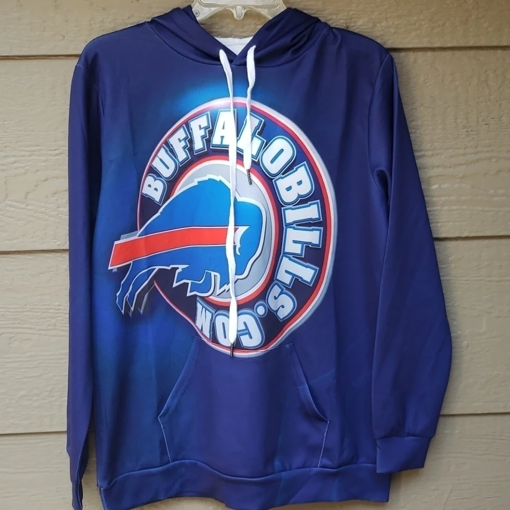 Buffalo Bills Graphic Pullover Hoodie S/M